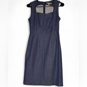 Banana Republic Denim Chambray Sheath Dress Size 2
